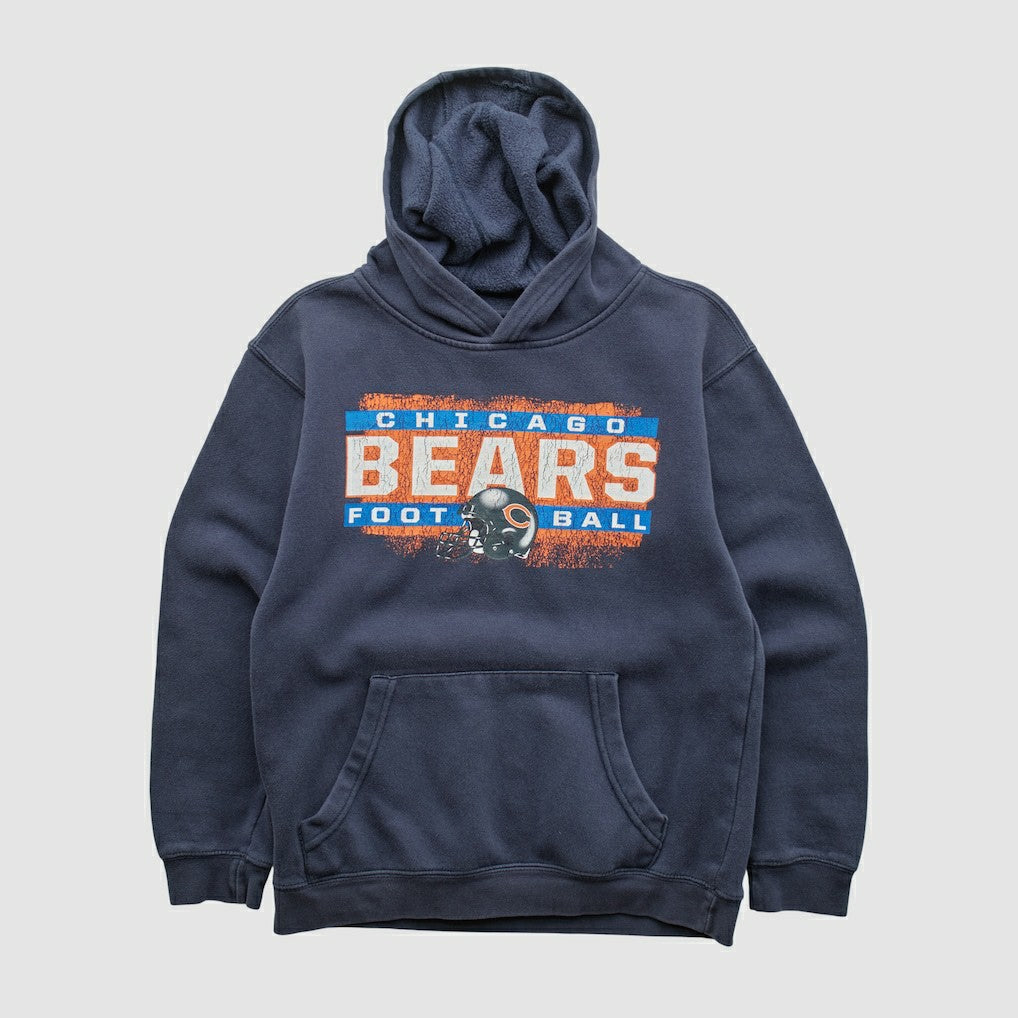 Chicago Bears NFL 2010s Hooded Pullover Sweatshirt Navy Vintage - Fanatics