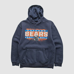 Chicago Bears NFL 2010s Hooded Pullover Sweatshirt Navy Vintage - Fanatics