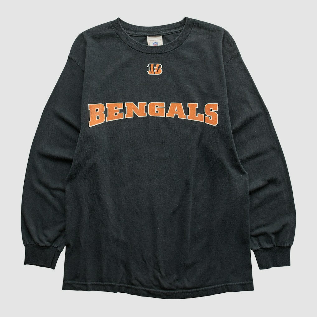 Cincinnati Bengals NFL 2000s Long Sleeve T-shirt Black Vintage - Fanatics