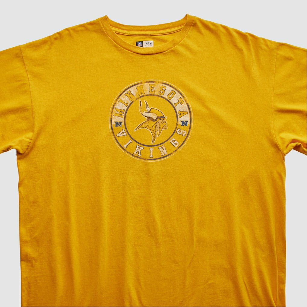 Minnesota Vikings NFL 2000s T-shirt Yellow Vintage - Fanatics