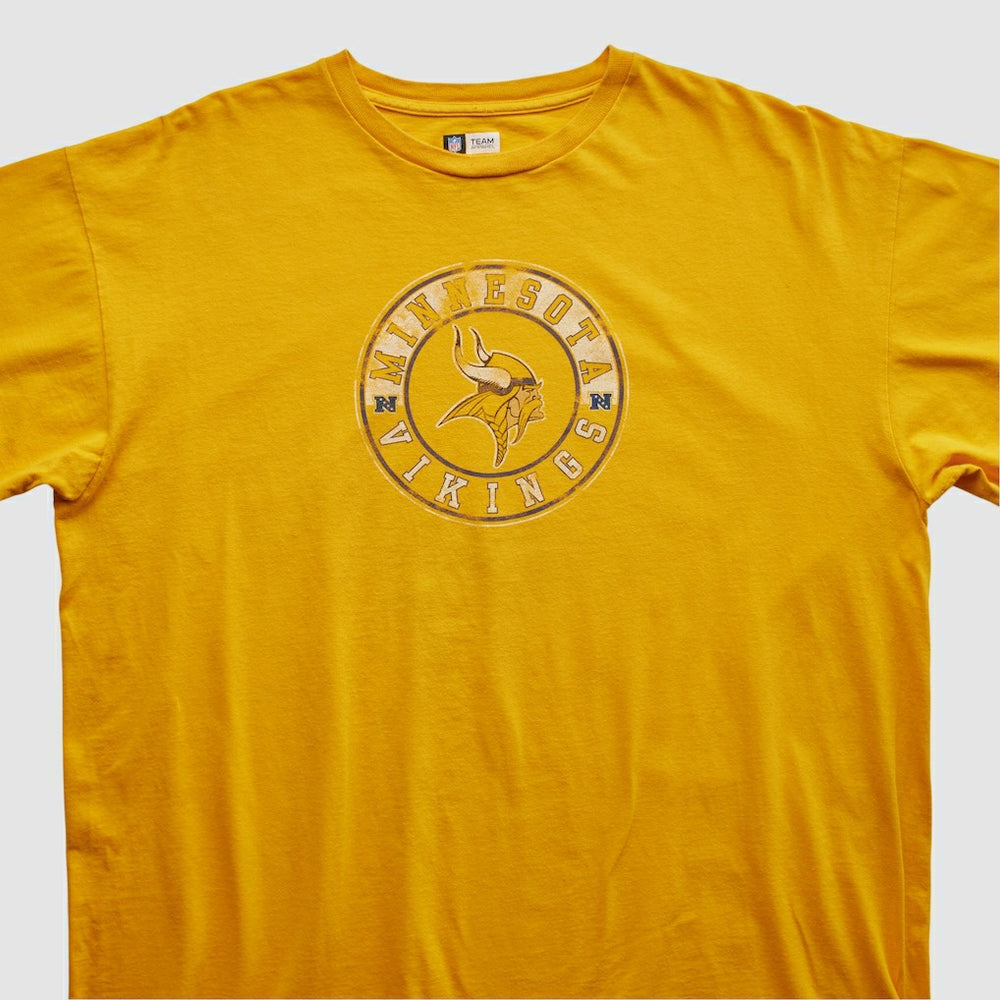 Minnesota Vikings NFL 2000s T-shirt Yellow Vintage - Fanatics