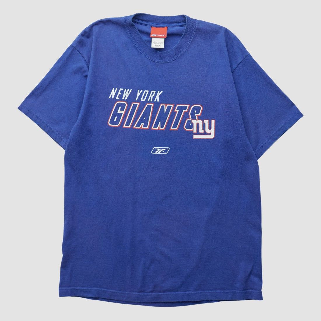 New York Giants Reebok 2000s T-shirt Blue Vintage - Fanatics