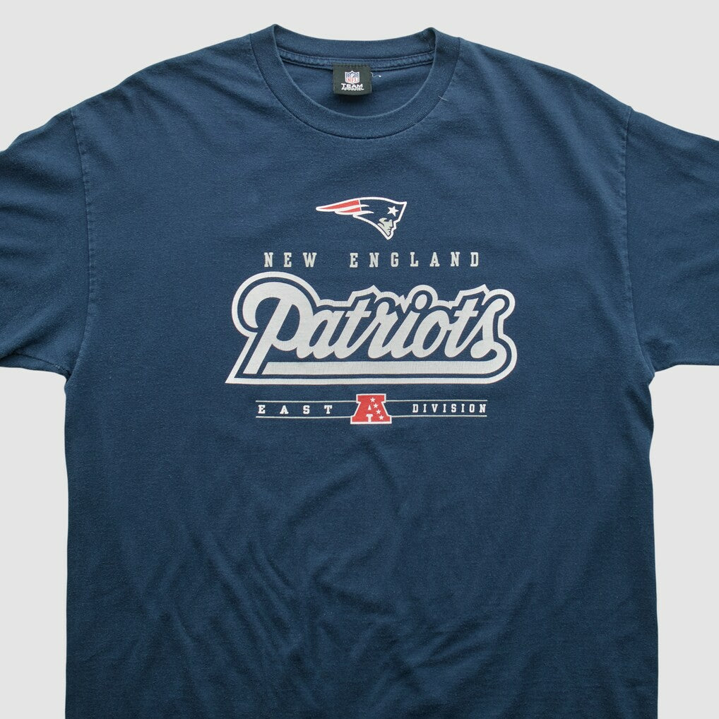 New England Patriots NFL 2010s T-shirt Navy Vintage - Fanatics