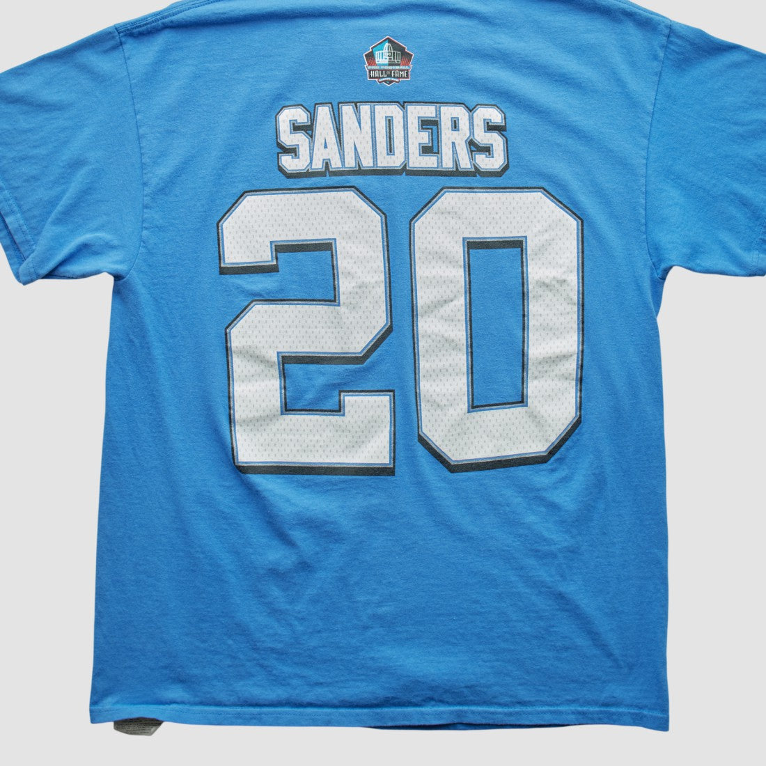 Detroit Lions Majestic 2000s T-shirt Blue Vintage - Fanatics