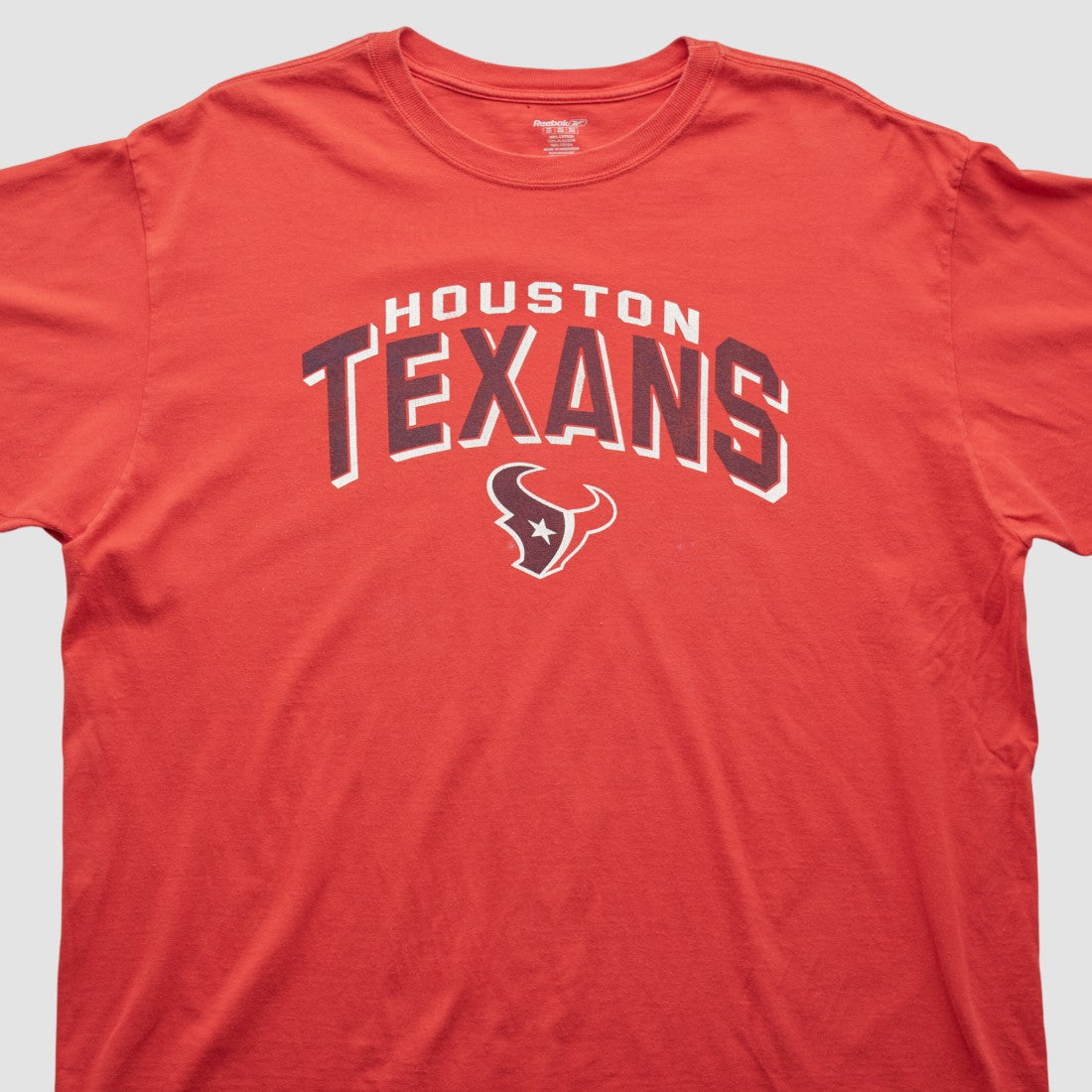 Houston Texans Reebok 2000s T-shirt Red Vintage - Fanatics