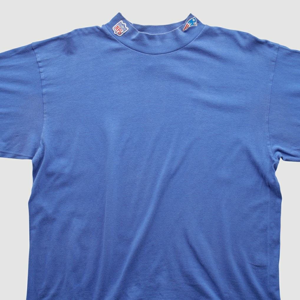 New England Patriots Champion 90s Long Sleeve T-shirt Blue Vintage - Fanatics