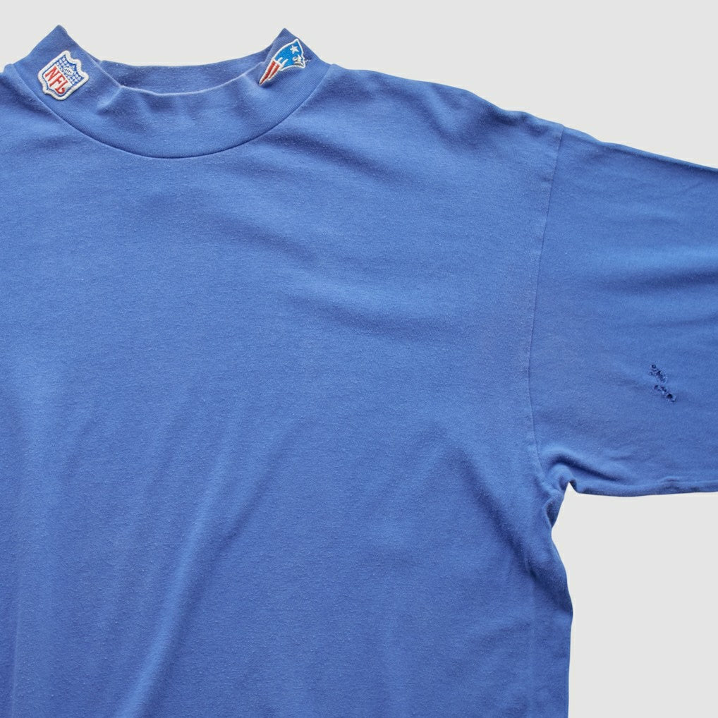 New England Patriots Champion 90s Long Sleeve T-shirt Blue Vintage - Fanatics