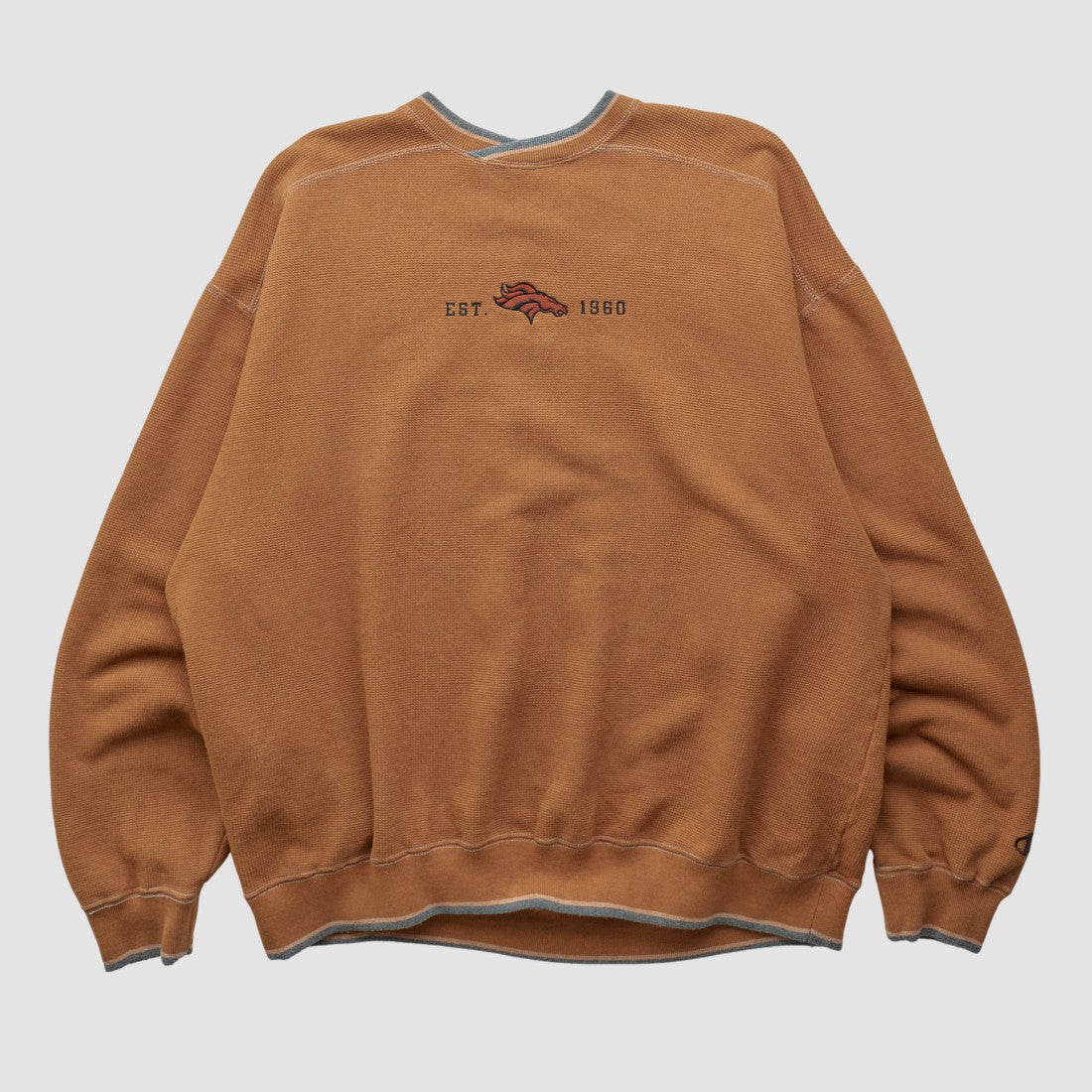 Denver Broncos Champion 2000s Pullover Sweatshirt Clay Vintage - Fanatics
