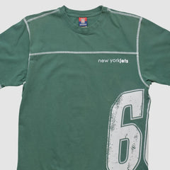 New York Jets Reebok 2000s T-shirt Green Vintage - Fanatics