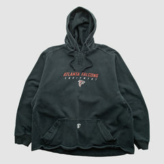 Atlanta Falcons Reebok 2000s Hooded Pullover Sweatshirt Black Vintage - Fanatics