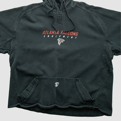 Atlanta Falcons Reebok 2000s Hooded Pullover Sweatshirt Black Vintage - Fanatics