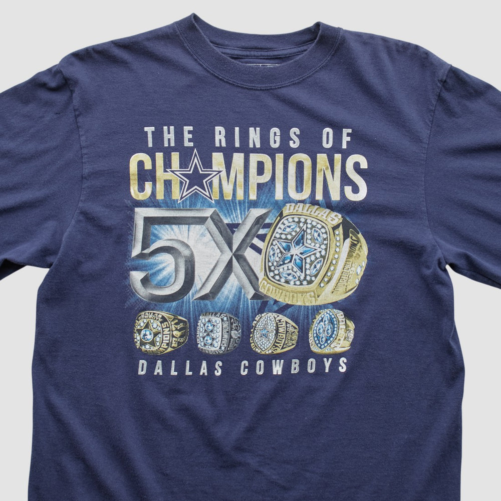 Dallas Cowboys Cowboys Team Apparel 2000s Long Sleeve T-shirt Navy Vintage - Fanatics