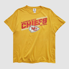 Kansas City Chiefs NFL 2010s T-shirt Yellow Vintage - Fanatics