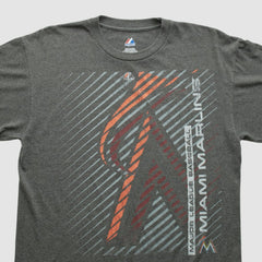 Miami Marlins Majestic 2000s T-shirt Sale