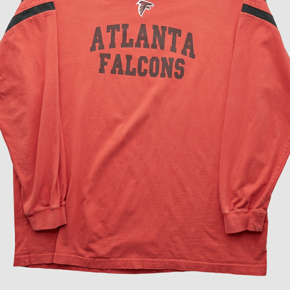 Atlanta Falcons NFL 2000s Long Sleeve T-shirt Red Vintage - Fanatics