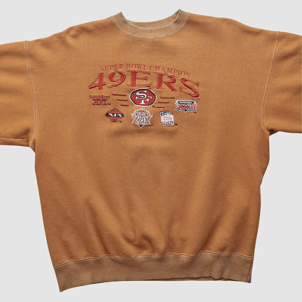 Super Bowl 90s Pullover Sweatshirt Tan Vintage - Fanatics
