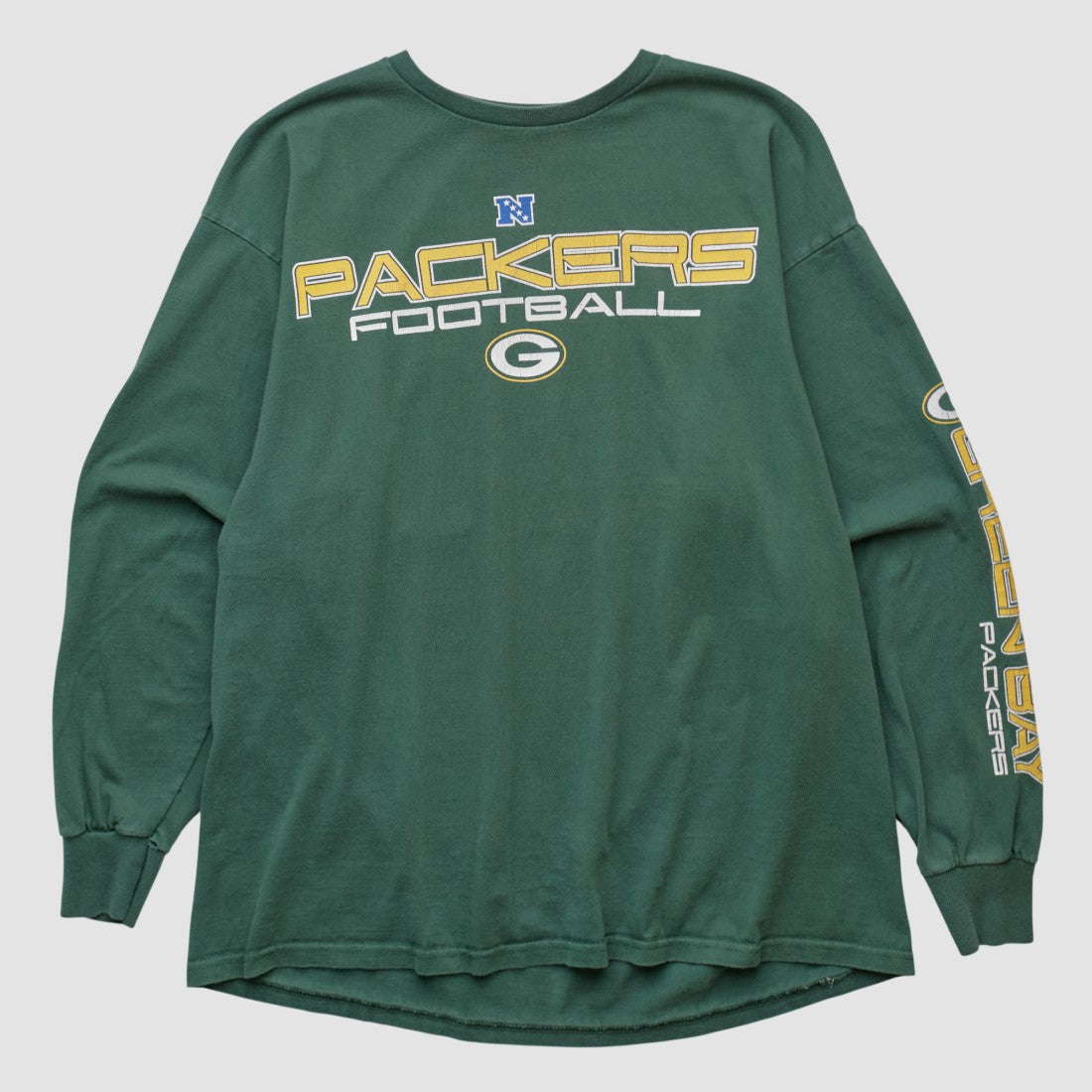 Green Bay Packers NFL 2000s Long Sleeve T-shirt Green Vintage - Fanatics