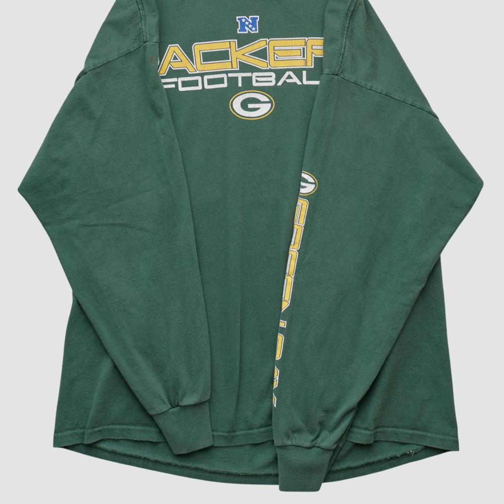Green Bay Packers NFL 2000s Long Sleeve T-shirt Green Vintage - Fanatics