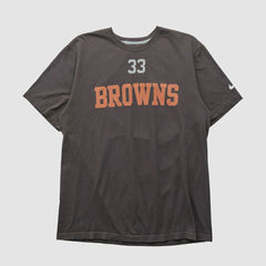 Cleveland Browns 2010s T-shirt Brown Vintage - Fanatics