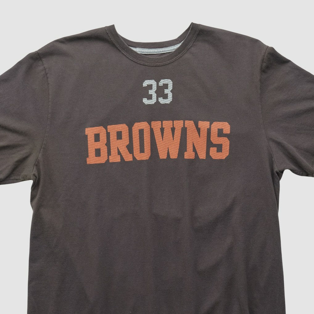 Cleveland Browns 2010s T-shirt Brown Vintage - Fanatics