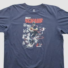 Matt Schaub NFL 2000s T-shirt Navy Vintage - Fanatics