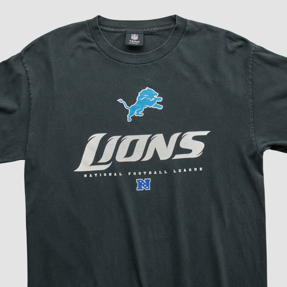 Detroit Lions NFL 2010s Long Sleeve T-shirt Black Vintage - Fanatics