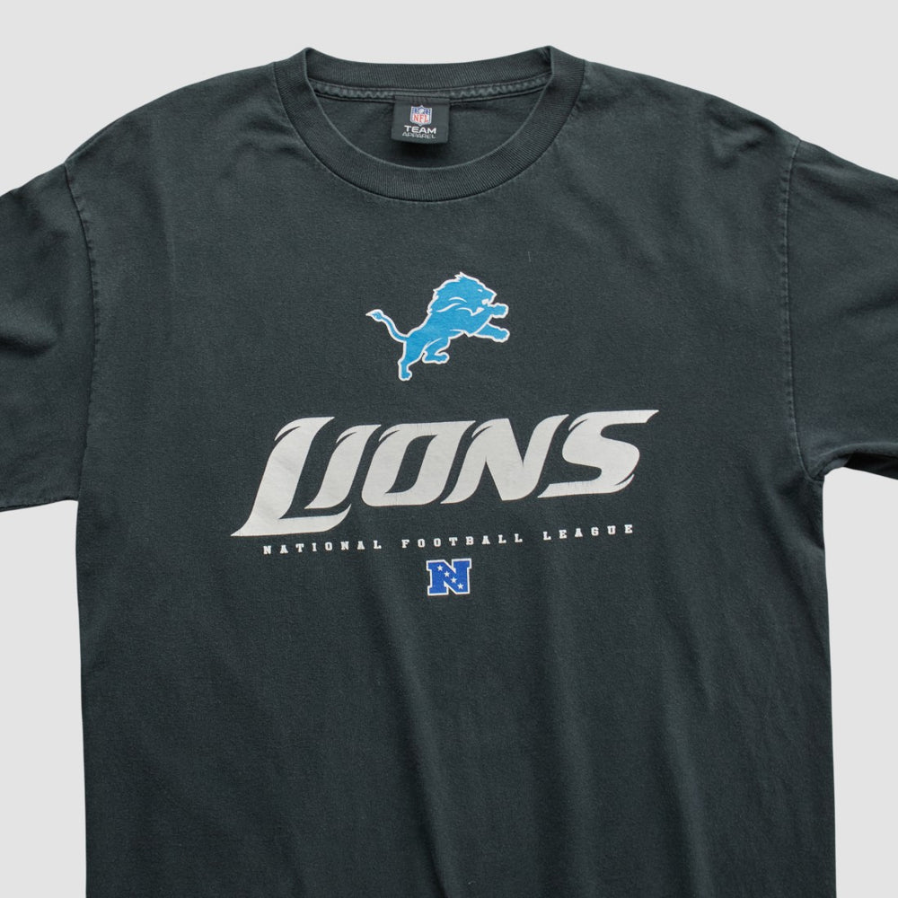 Detroit Lions NFL 2010s Long Sleeve T-shirt Black Vintage - Fanatics