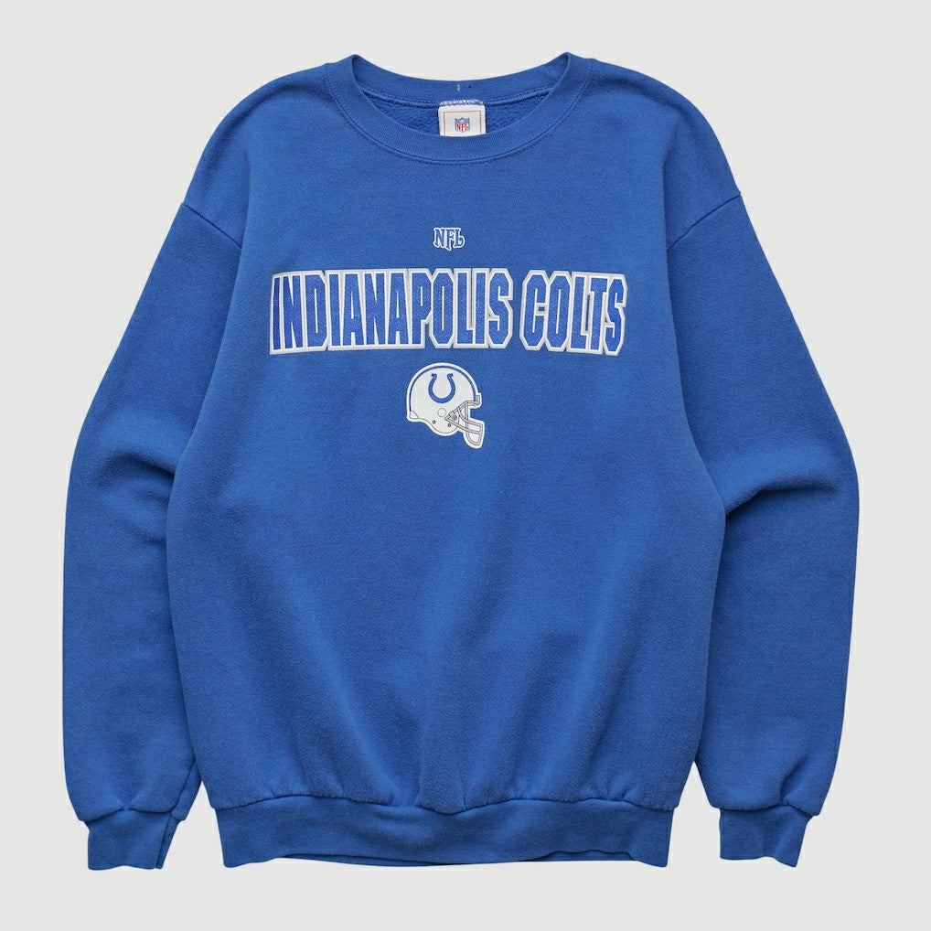 Indianapolis Colts NFL 2000s Pullover Sweatshirt Blue Vintage - Fanatics