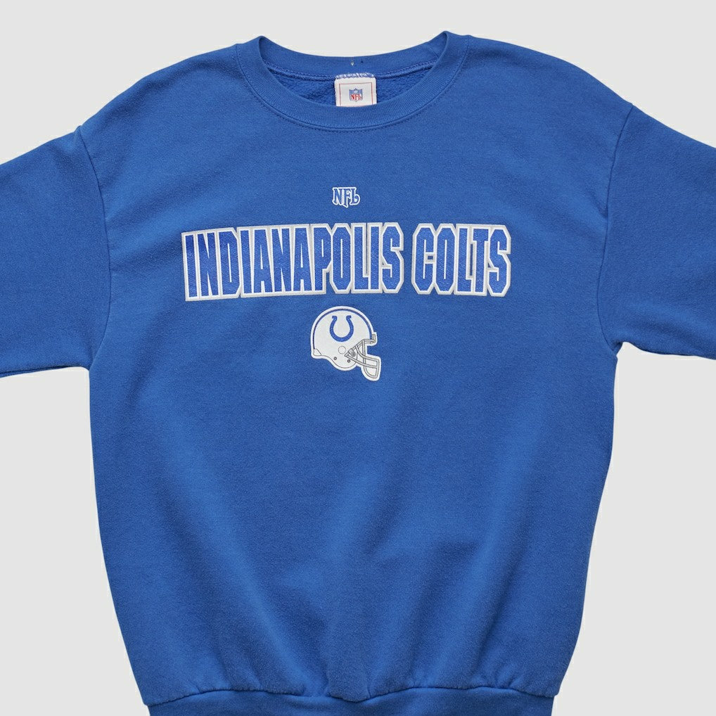 Indianapolis Colts NFL 2000s Pullover Sweatshirt Blue Vintage - Fanatics