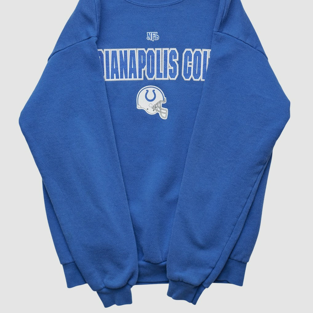 Indianapolis Colts NFL 2000s Pullover Sweatshirt Blue Vintage - Fanatics