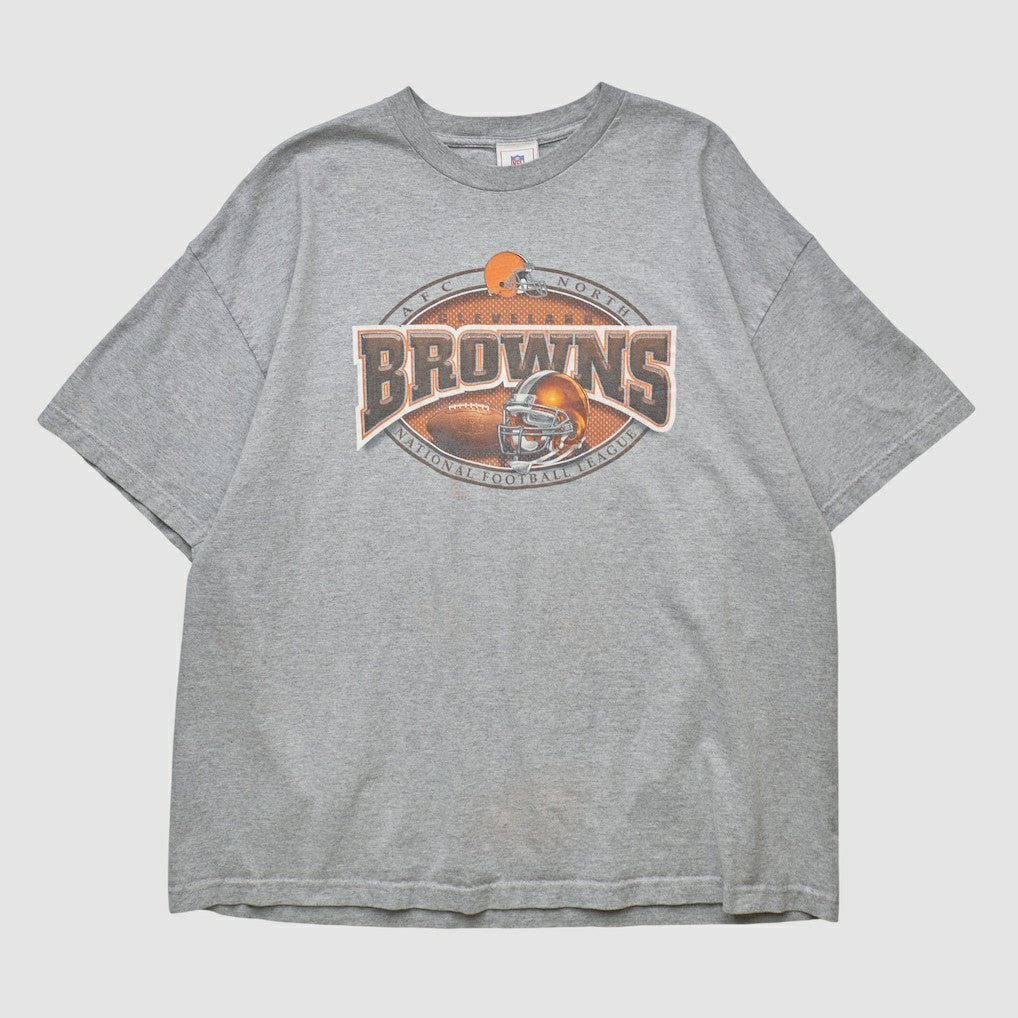 Cleveland Browns NFL 2000s T-shirt Heather Gray Vintage - Fanatics