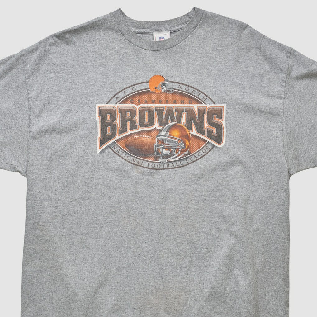 Cleveland Browns NFL 2000s T-shirt Heather Gray Vintage - Fanatics