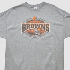 Cleveland Browns NFL 2000s T-shirt Heather Gray Vintage - Fanatics