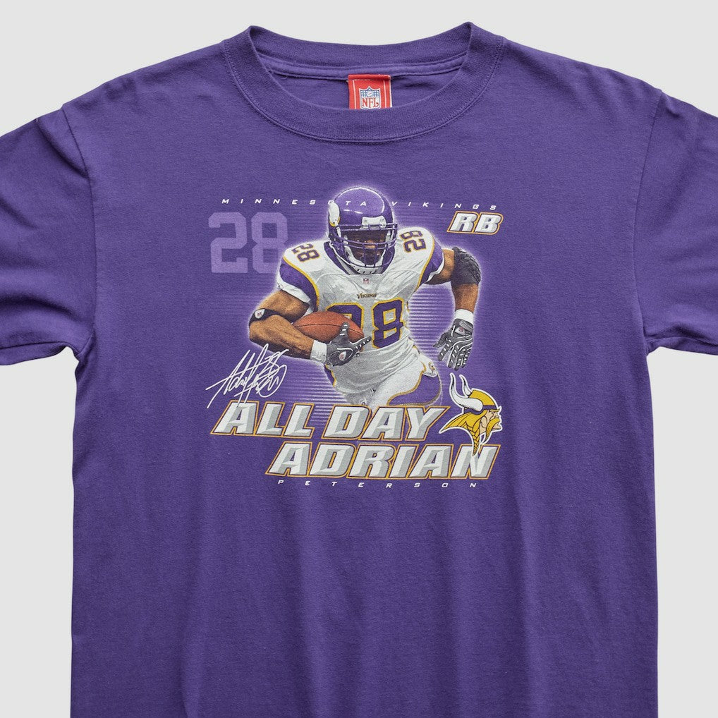 Adrian Peterson NFL 2000s Long Sleeve T-shirt Purple Vintage - Fanatics