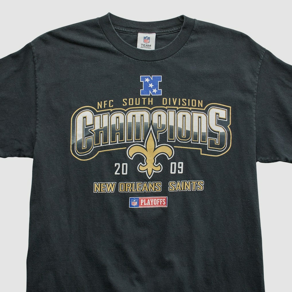 New Orleans Saints NFL 2009 T-shirt Black Vintage - Fanatics
