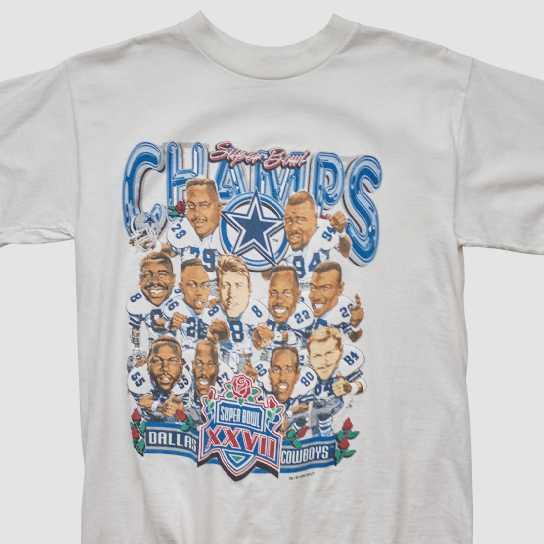Dallas Cowboysm Sportswear 1993 T-shirt White Vintage - Fanatics