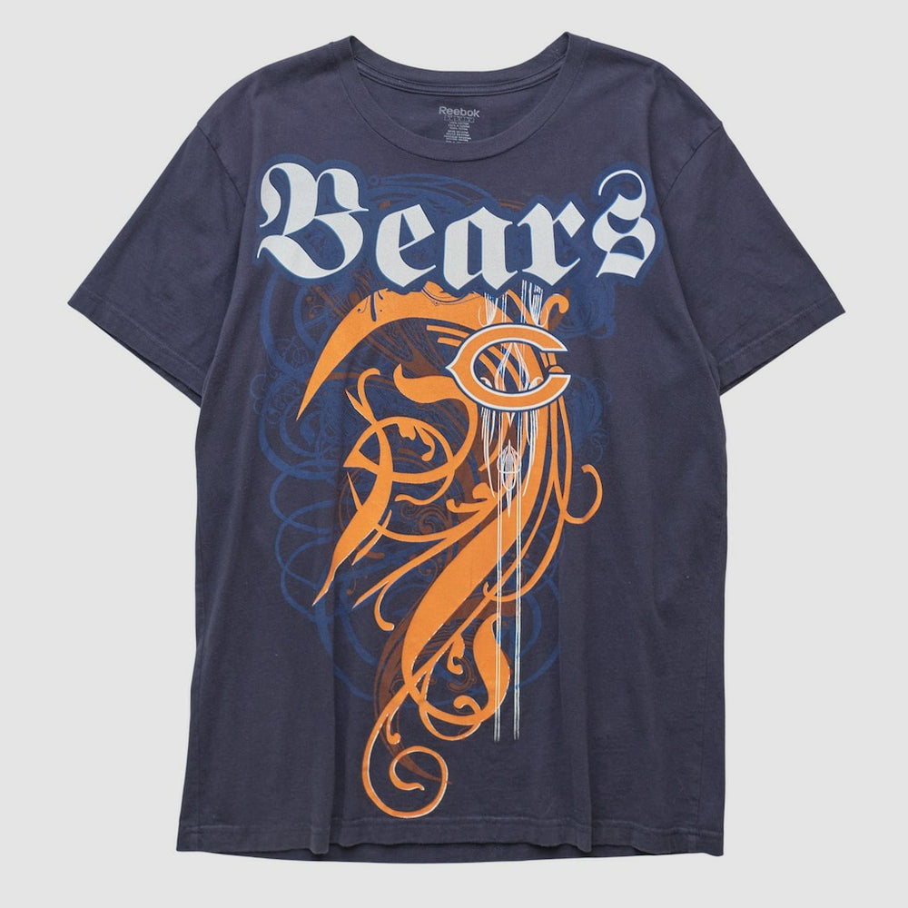 Chicago Bears Reebok 2000s T-shirt Navy Vintage - Fanatics