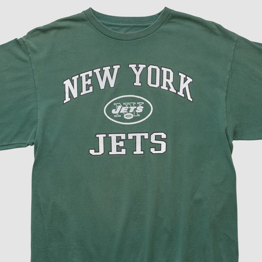 New York Jets NFL 2000s Long Sleeve T-shirt Green Vintage - Fanatics