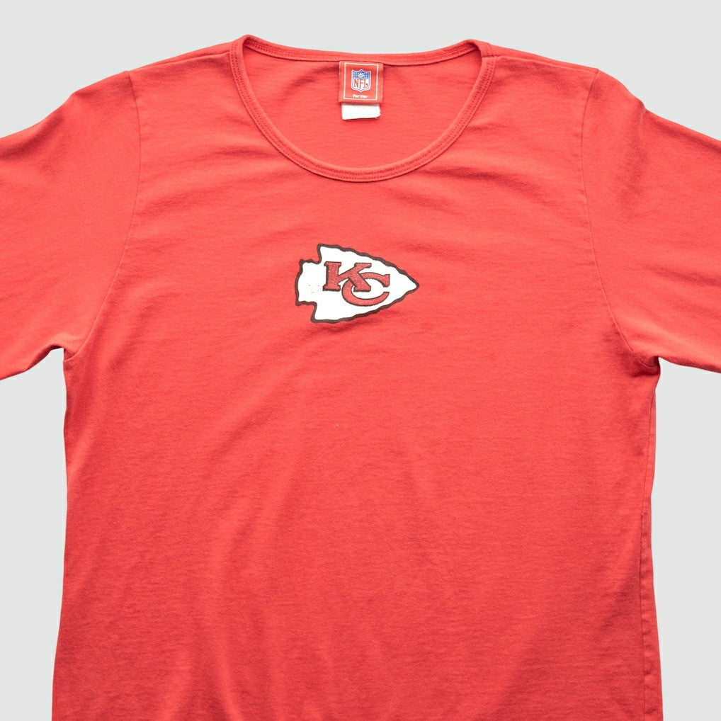 Kansas City Chiefs NFL 2000s Long Sleeve T-shirt Red Vintage - Fanatics