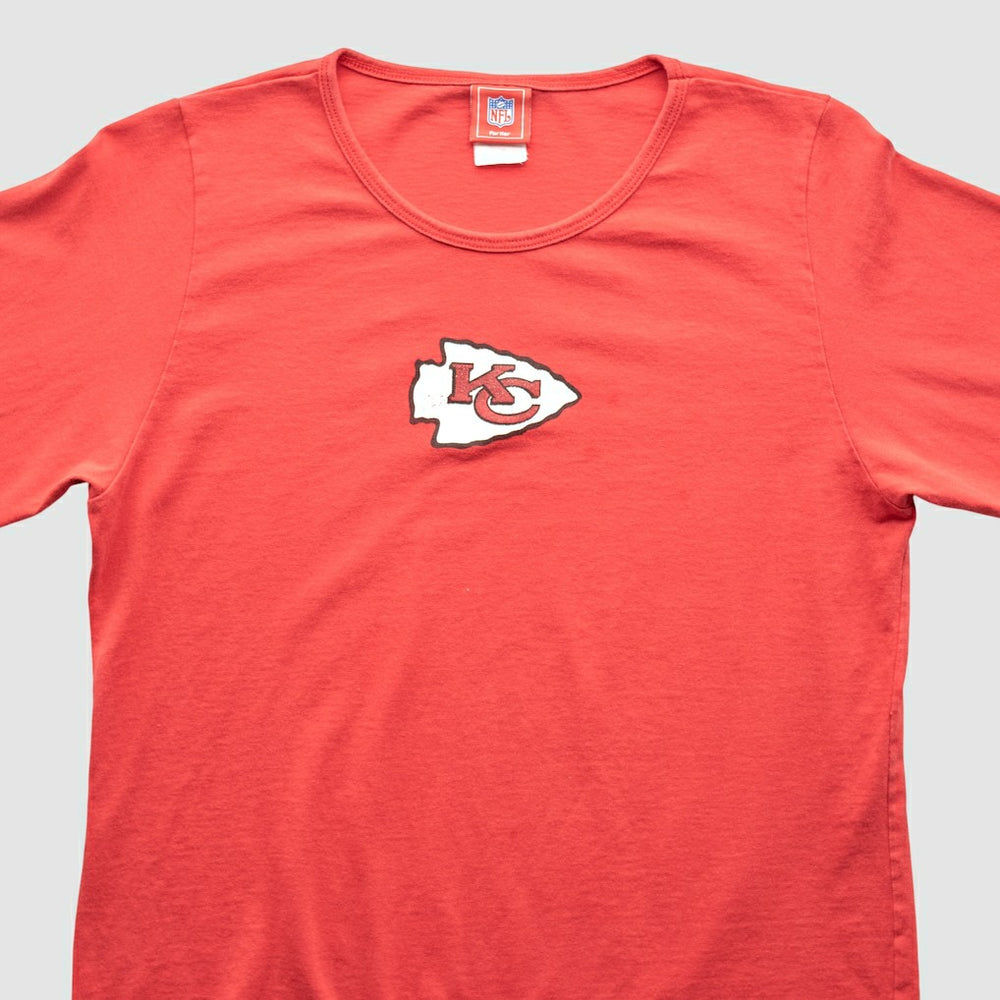 Kansas City Chiefs NFL 2000s Long Sleeve T-shirt Red Vintage - Fanatics