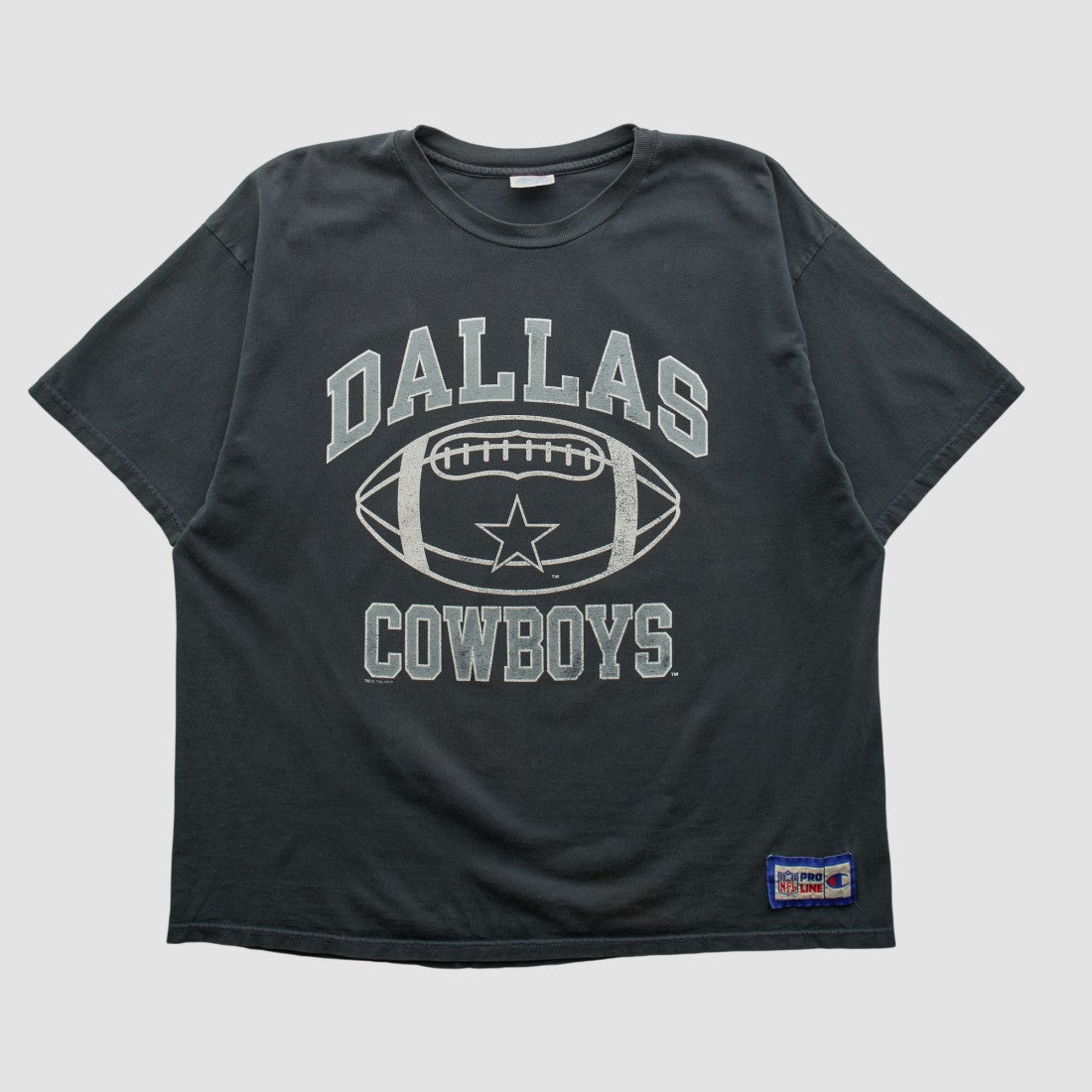 Dallas Cowboys Champion 90s T-shirt Black Vintage - Fanatics
