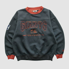 New York Giants Lee Apparel 90s Pullover Sweatshirt Charcoal Vintage - Fanatics