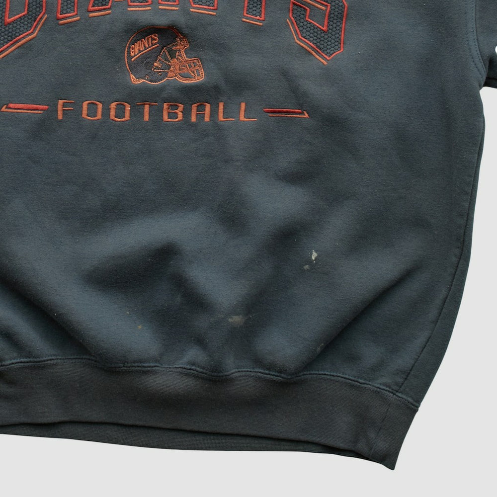 New York Giants Lee Apparel 90s Pullover Sweatshirt Charcoal Vintage - Fanatics