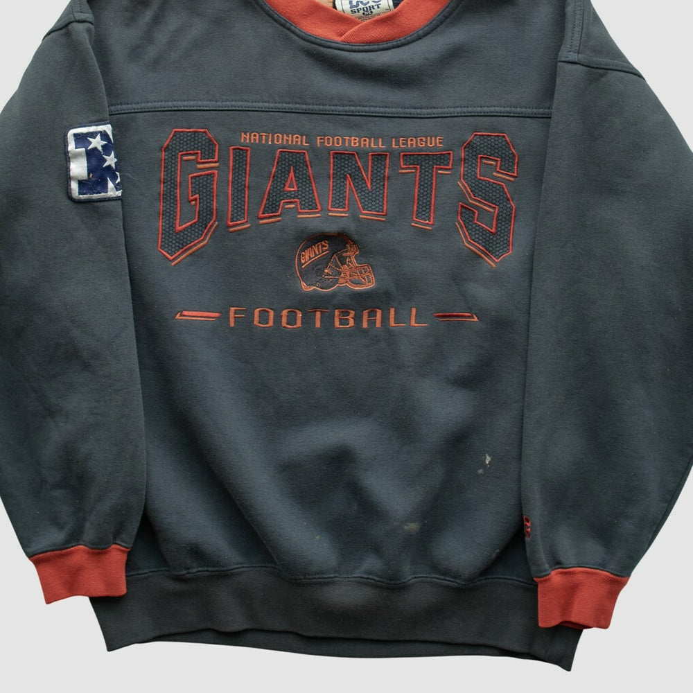 New York Giants Lee Apparel 90s Pullover Sweatshirt Charcoal Vintage - Fanatics