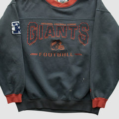 New York Giants Lee Apparel 90s Pullover Sweatshirt Charcoal Vintage - Fanatics