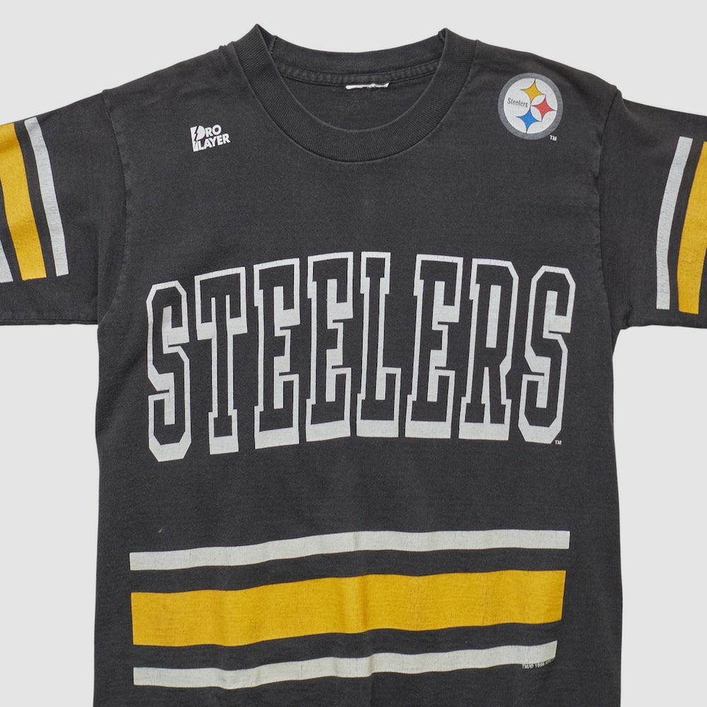 Pittsburgh Steelers Pro Player 90s T-shirt Black Vintage - Fanatics