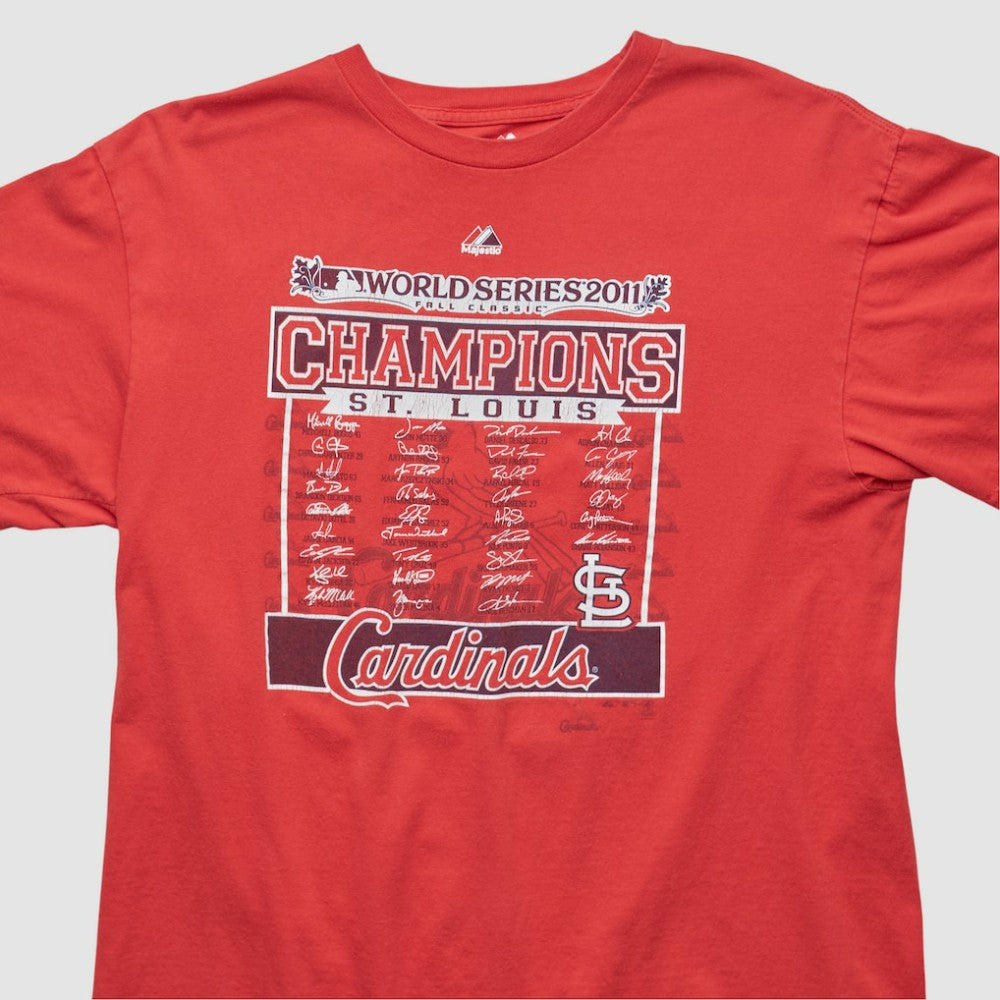 St. Louis Cardinals Majestic 2011 T-shirt Lifestyle