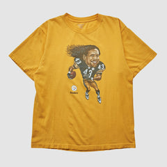 Pittsburgh Steelers Reebok 2000s T-shirt Yellow Vintage - Fanatics