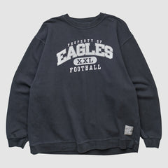 Philadelphia Eagles Reebok 2000s Pullover Sweatshirt Black Vintage - Fanatics