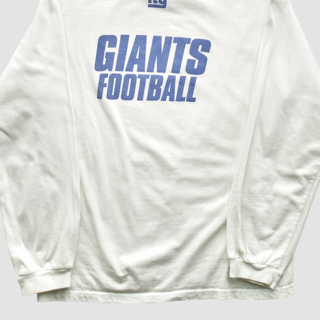 New York Giants 2000s Long Sleeve T-shirt White Vintage - Fanatics